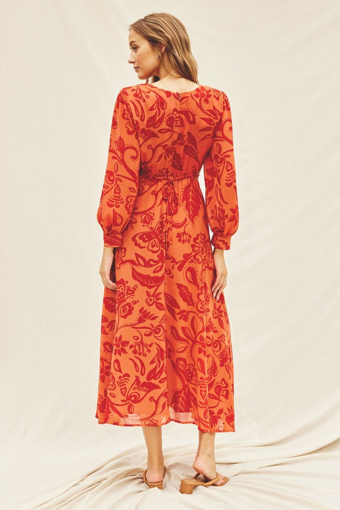 orange ring dress Plunge Neck Diamante Ring Detail Mini Dress In Orange | EGO US