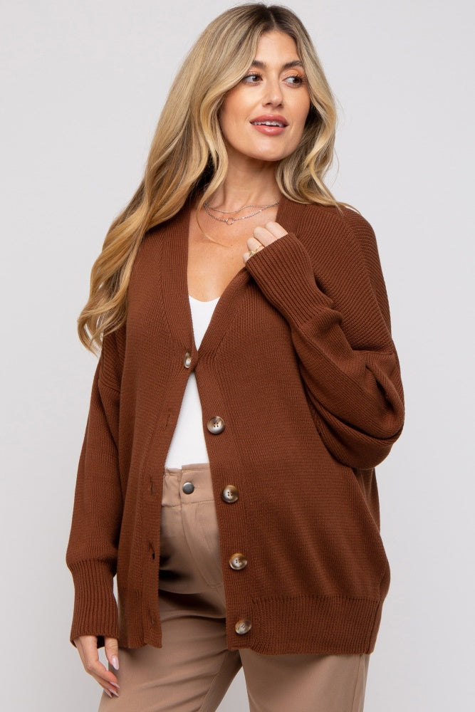 Baby Cardigan Rust
