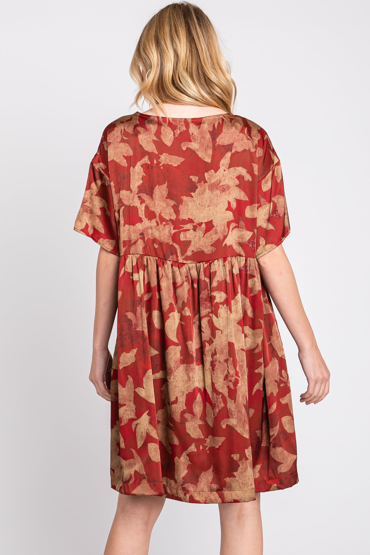 short rust dress Sunset Rust 100% Cotton Corduroy Short Dress, Customizable Dress, Cuff Sleeve Dress, Dress With Pockets, Plus Size, Petite, Tall Etsw