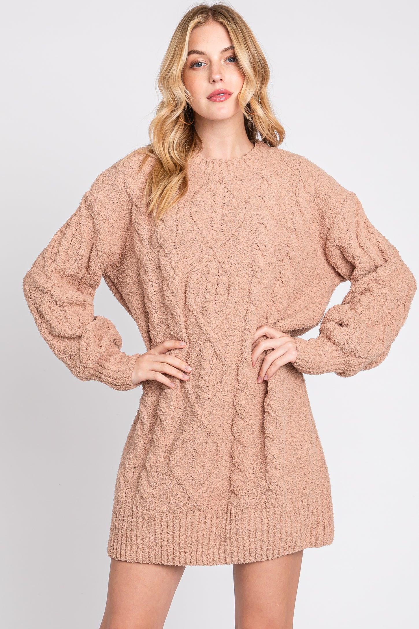 Camel Soft Knit Sweater Dress Camel Soft Knit Sweater Dress