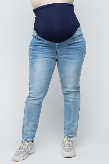 Light Blue Maternity Plus Skinny Jeans