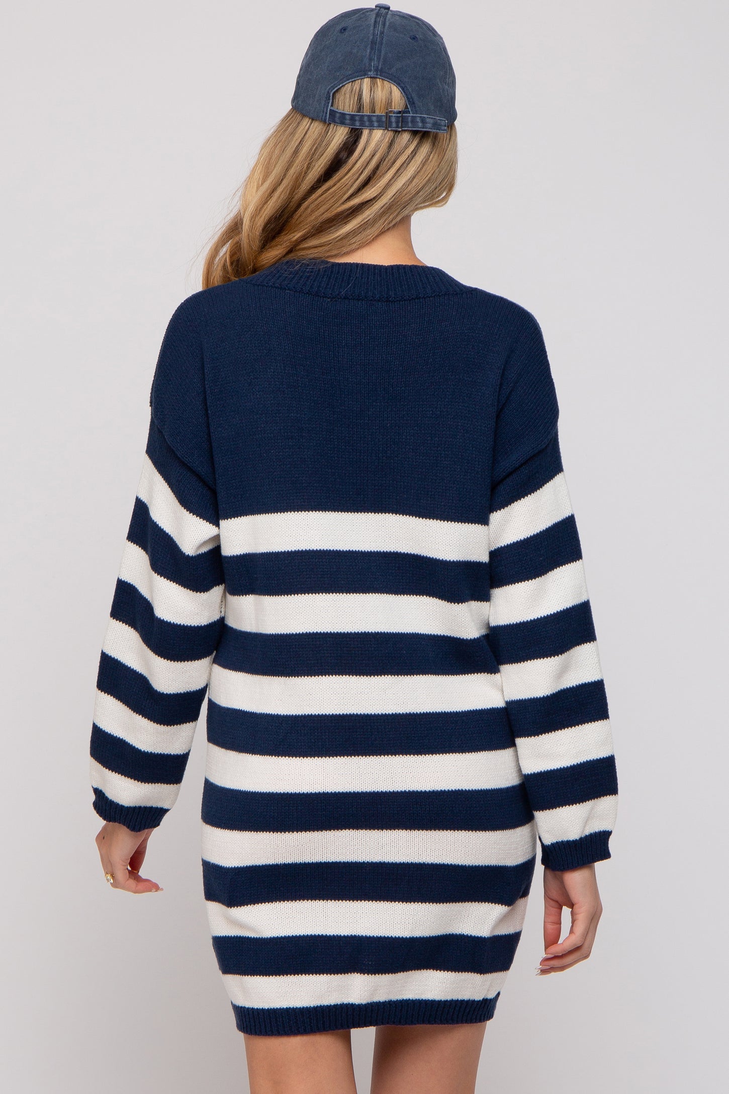 navy blue maternity sweater dress Old Navy Maternity Ribbed Henley Sweater Dress Navy Blue Button Down Womens S
