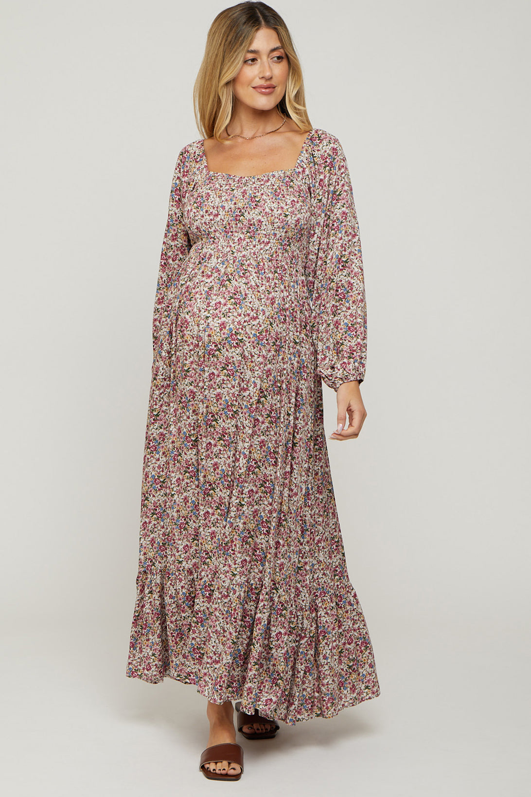 long sleeve floral maternity dress Mauve Maxi Luxury Satin Colors:Burgundy or special occasions collection:100-off-outerwear EVERLIT HydraCel Dressing |