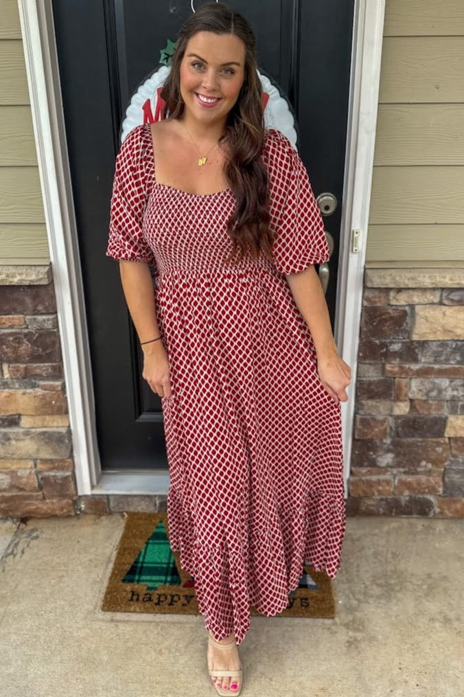 Red Sweetheart Neck Extra Wide Flowy Maxi Dress PinkBlush Red Sweetheart Neck Extra Wide Flowy Maxi Dress PinkBlush