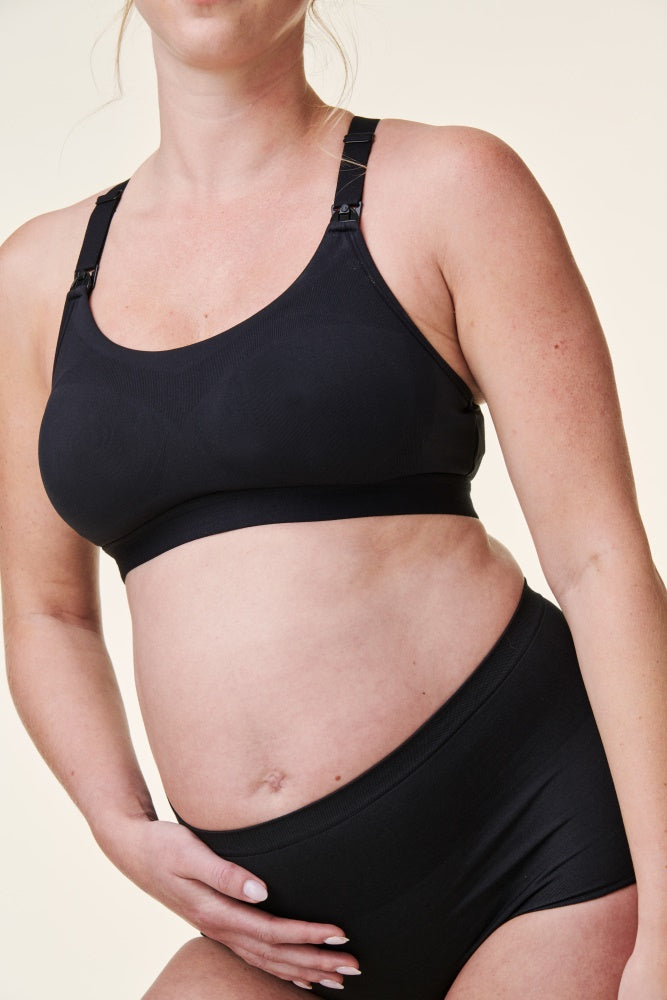 Black Bravado Designs Tranquil Maternity & Nursing Low Impact Sports Bra