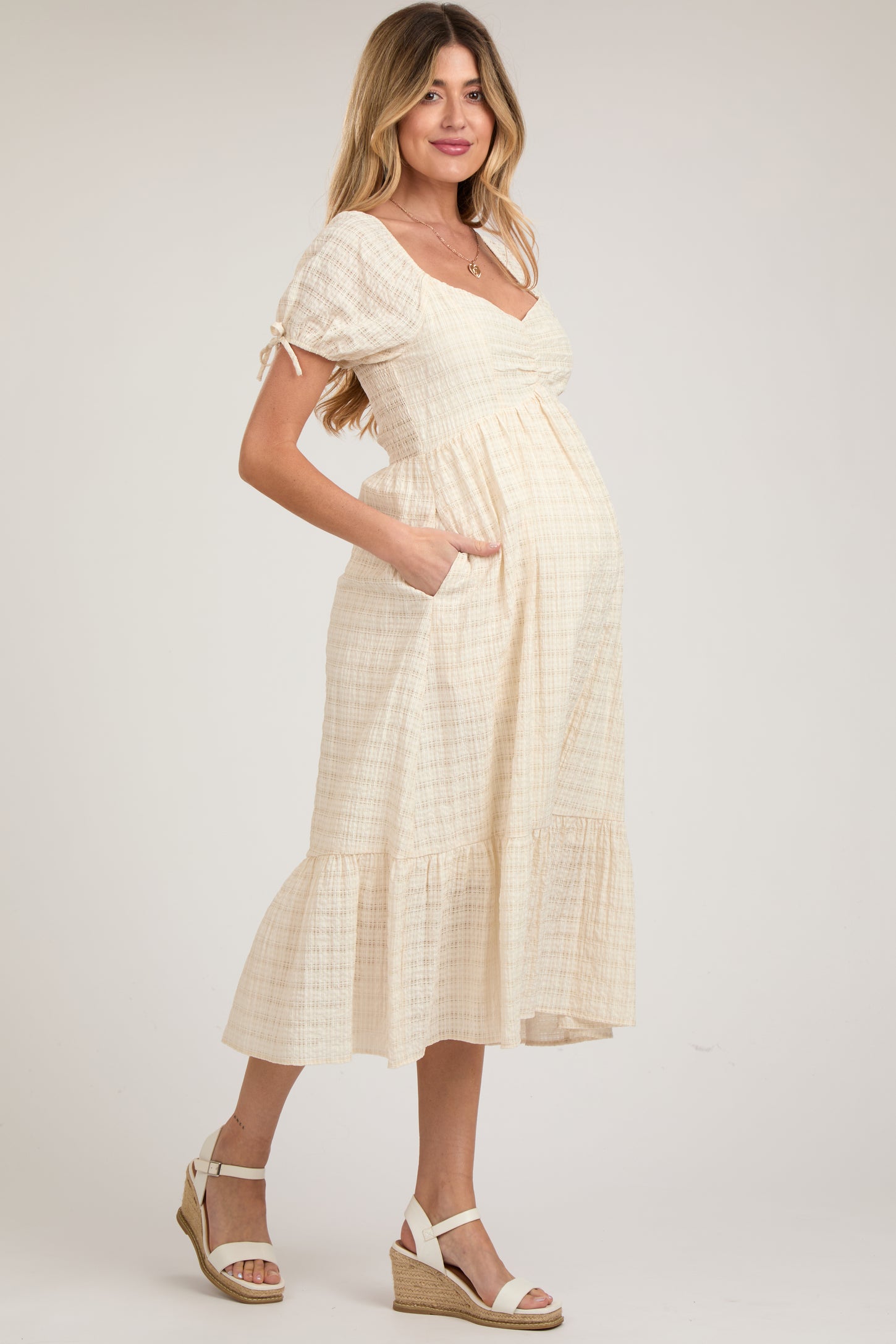 ivory plaid dress Ivory And Wine Plaid Mini Dress