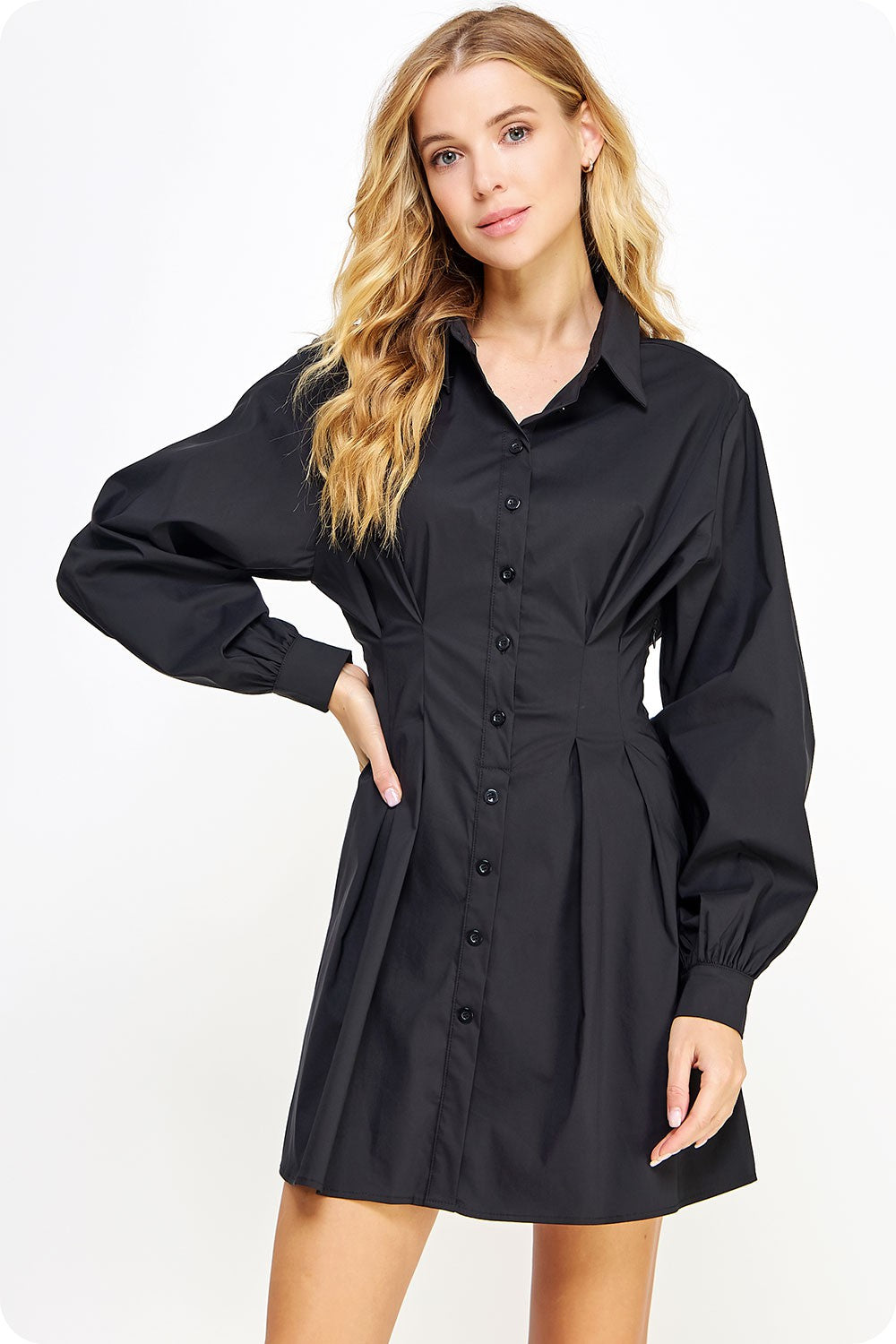 Black Poplin Corset Shirt Mini Dress – PinkBlush Black Poplin Corset Shirt Mini Dress – PinkBlush