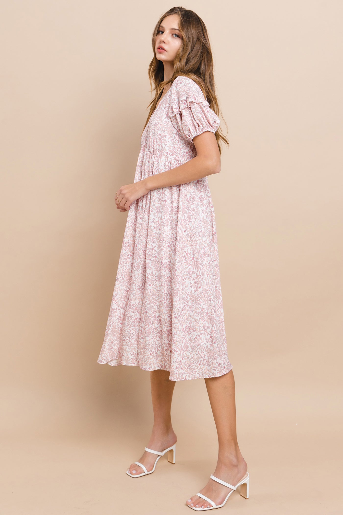 midi dress with tie back Baltic Born Womens Soren Tie Back Dress | Sage Stripe