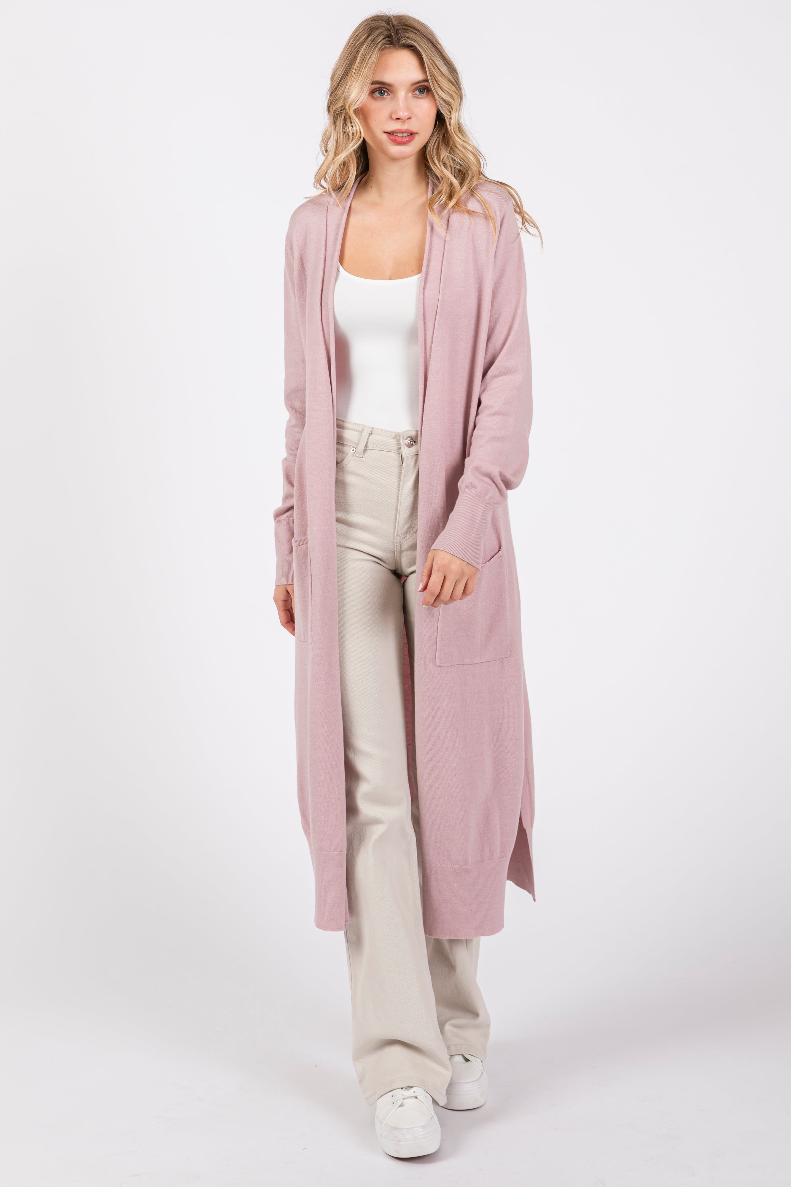 open lace back dress Lyn - Pure Cashmere Cardigan main image 1