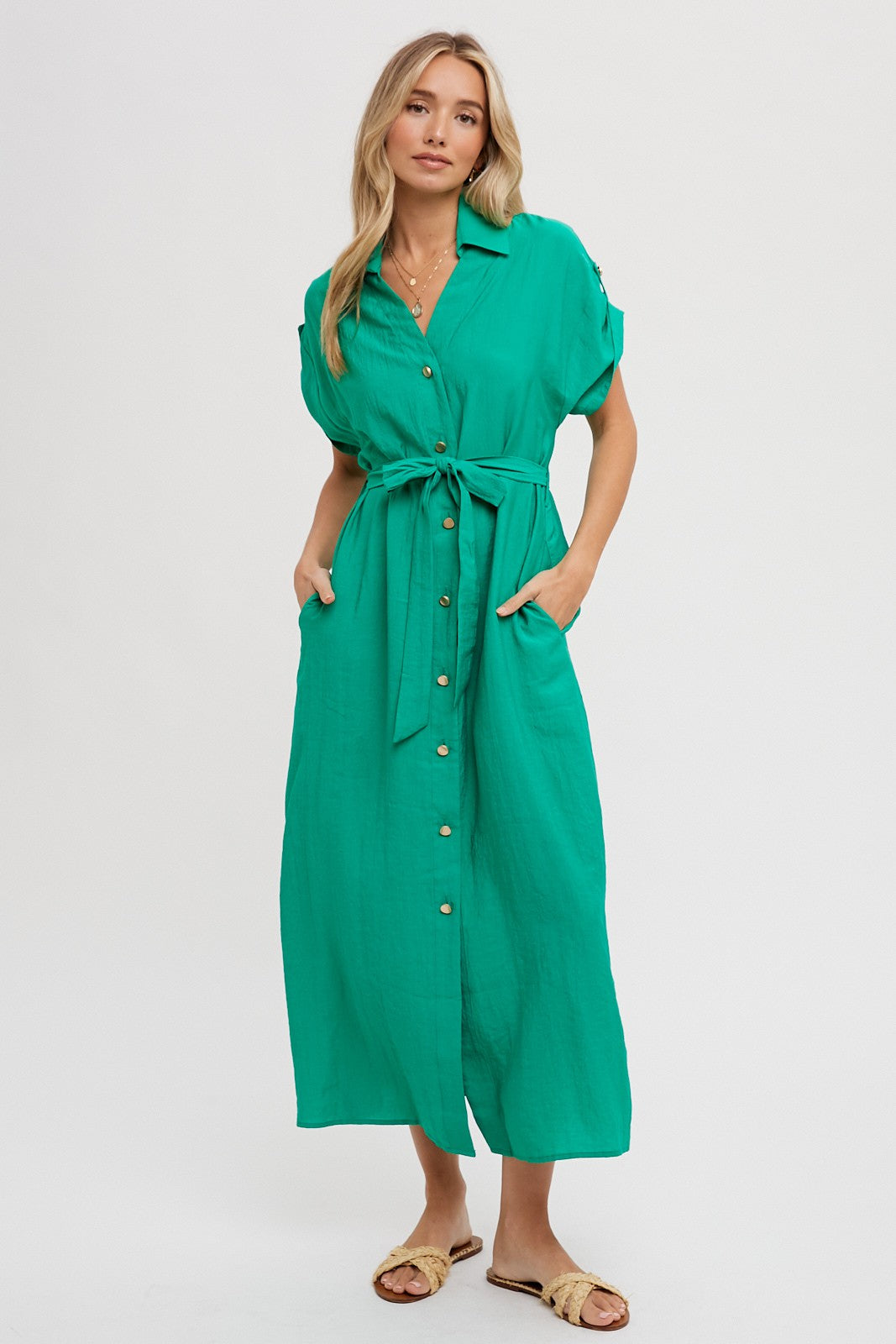 green emerald velvet dress TARA JARMON