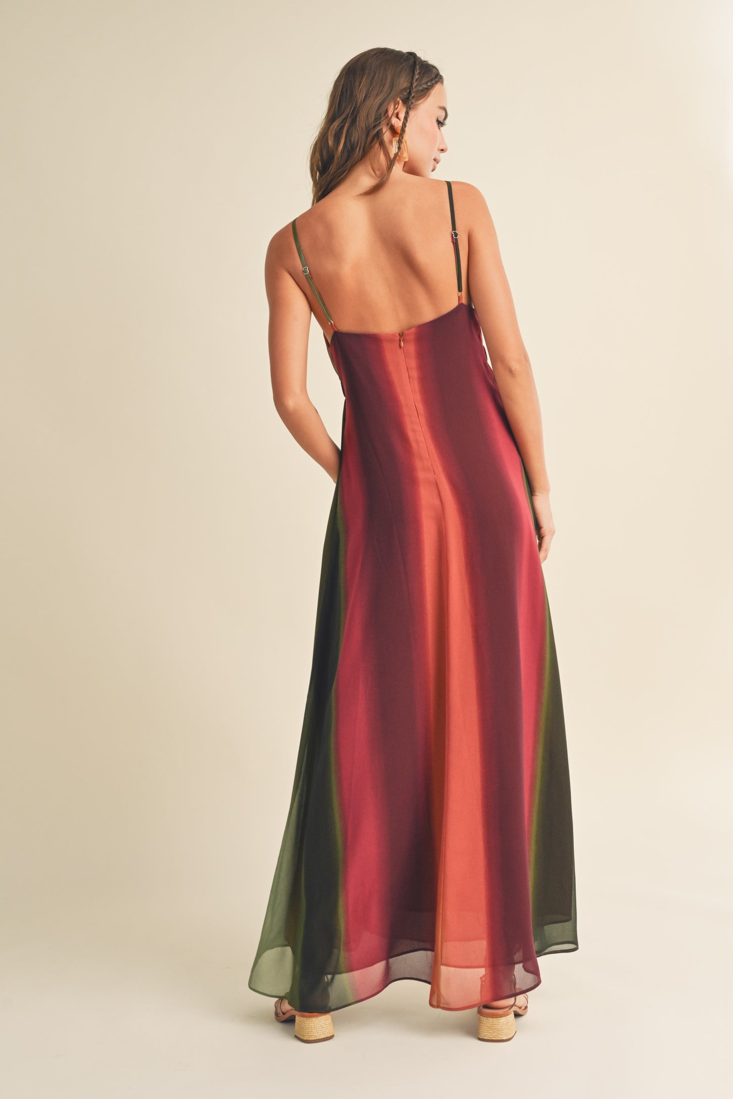 ombre silk chiffon maxi dress Exclusive Ombr-Effect Silk Chiffon Maxi Dress By Francesca Miranda