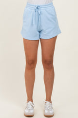 Light Blue Terry Shorts