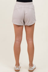 Taupe Terry Shorts