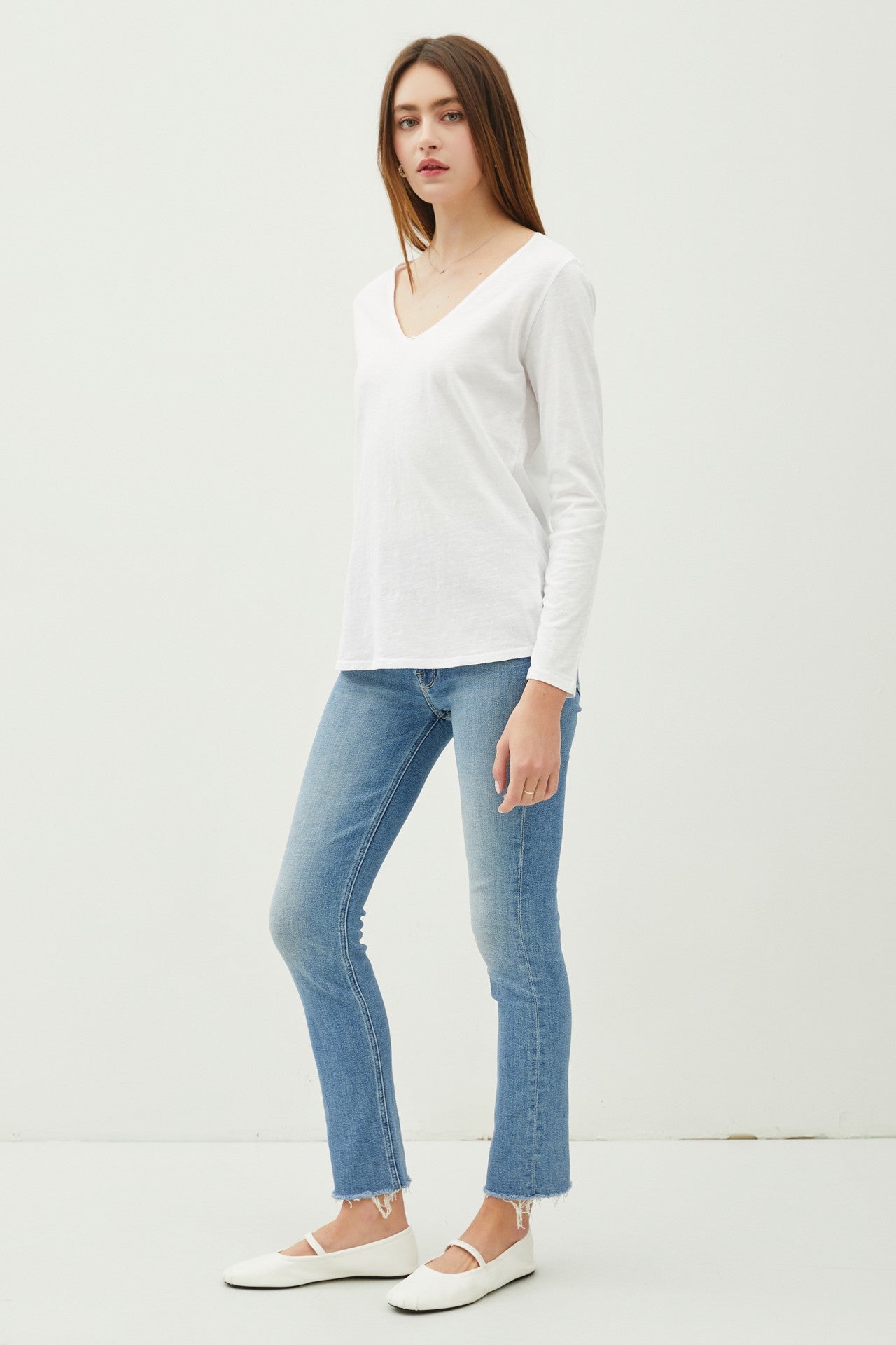 White Long Sleeve Shirt