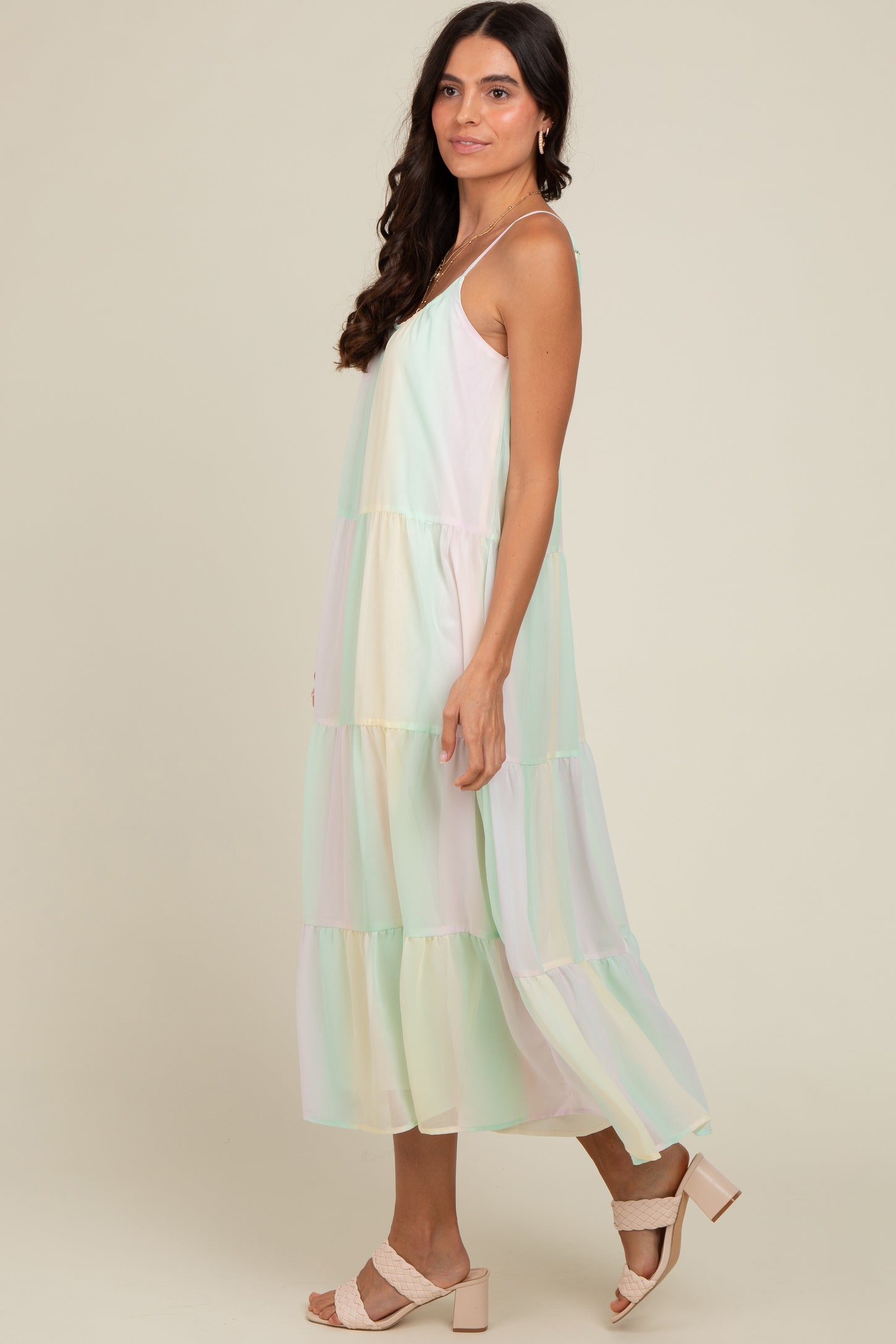 ombre pastel dress Best seller for a reason Our Mommy & Me Pastel Ombre Tiered Maxi Dress is the perfect blend of dreamy color, flowy comfort, and picture-perfect moments you'll cherish forever #mommyandme #