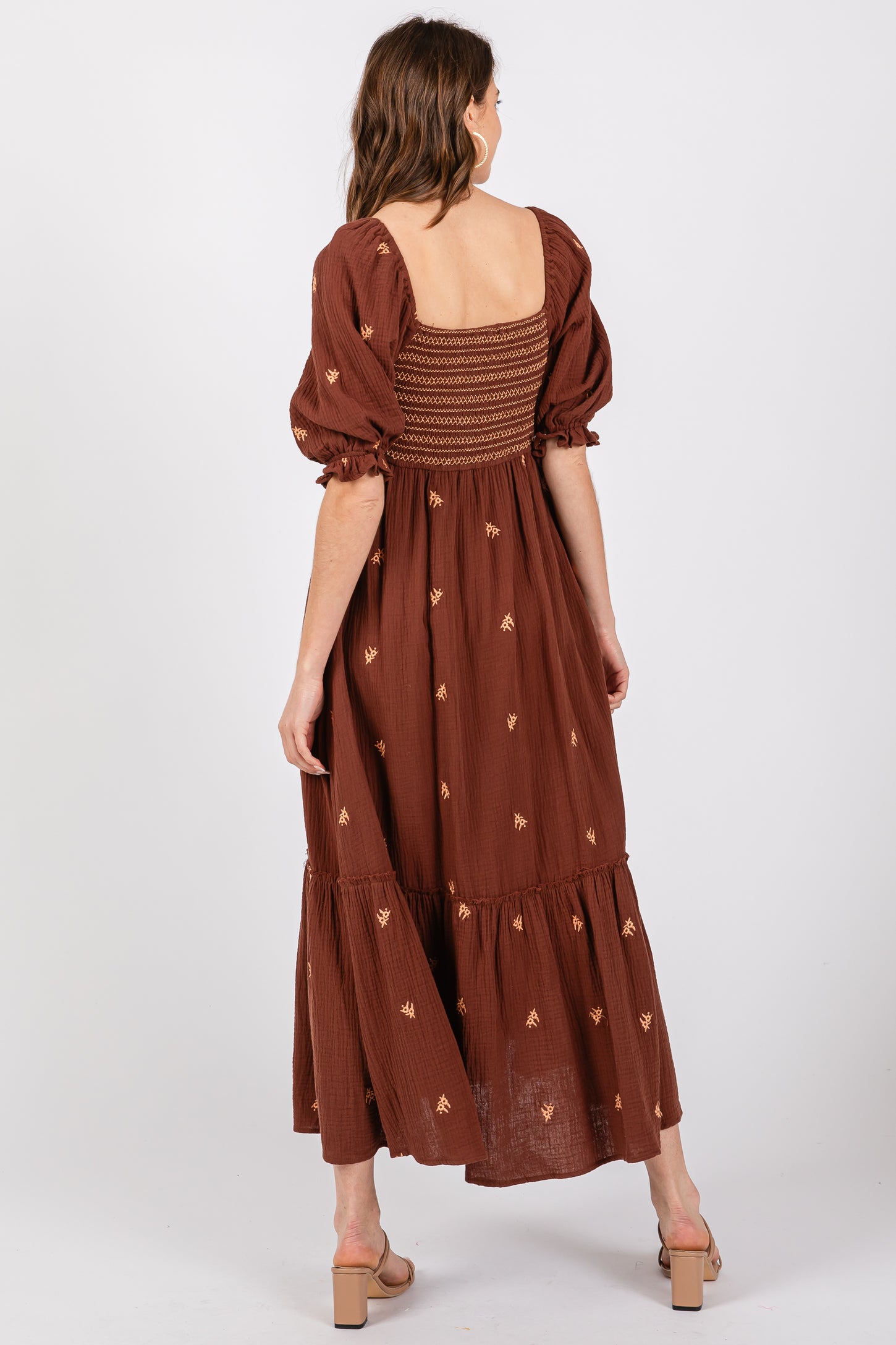 brown gauze dress Gauze Dress - Kids - Dark Brown