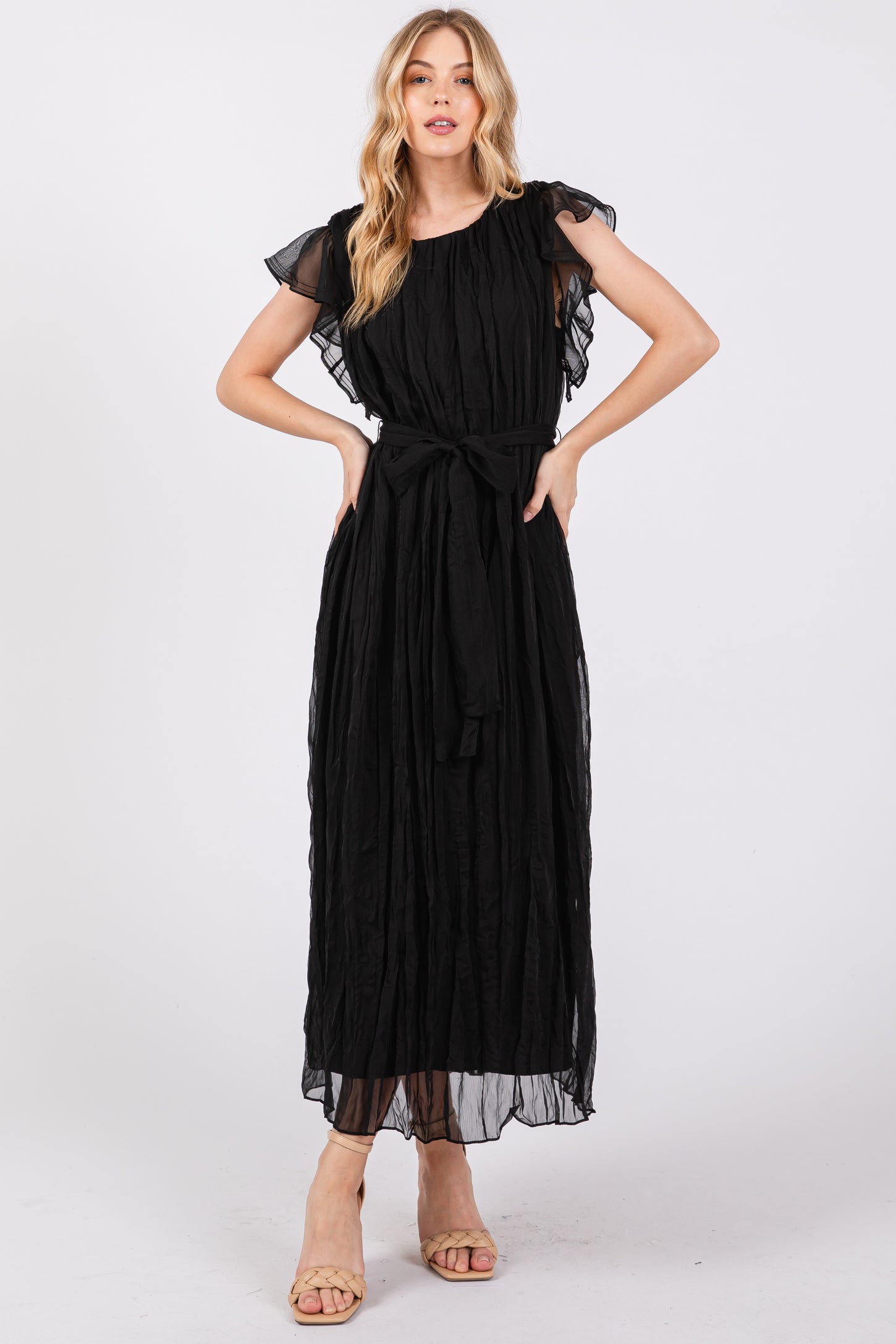 black short sleeve maternity dress Black Short Sleeve Relaxed T-Shirt Midi Dress