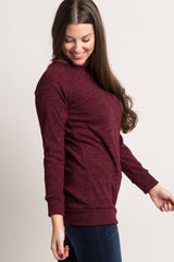 Burgundy Basic Sweater