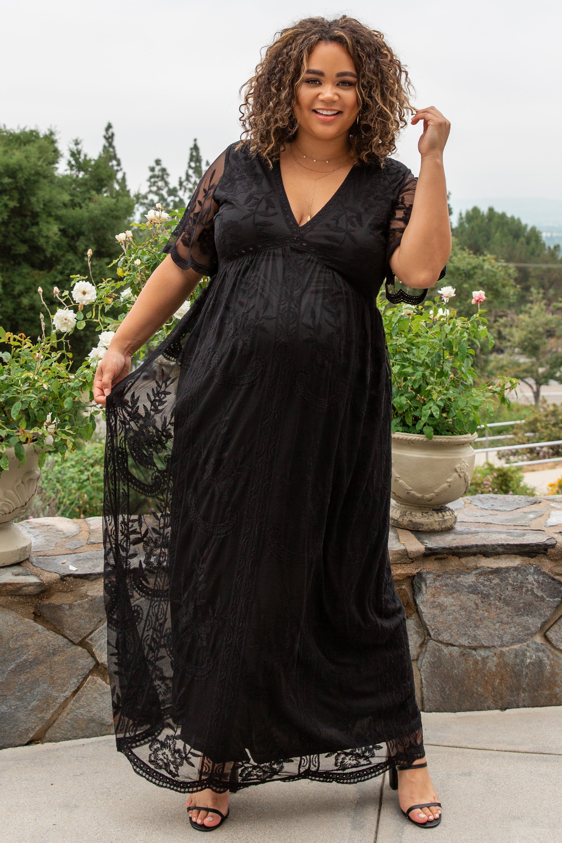 Plus Size Baby Shower Dresses & Gowns | PinkBlush Maternity Plus Size Baby Shower Dresses & Gowns | PinkBlush Maternity