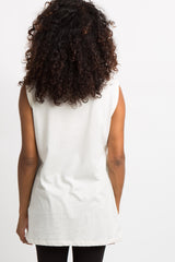 Ivory Solid Tank Top