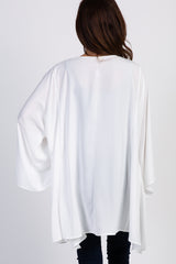 Ivory Long Sleeve Cover Up