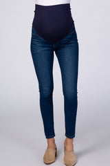PinkBlush Navy Blue Skinny Maternity Jeans