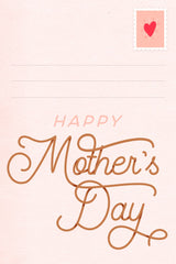 PinkBlush Happy Mother's Day Letter Email Gift Card