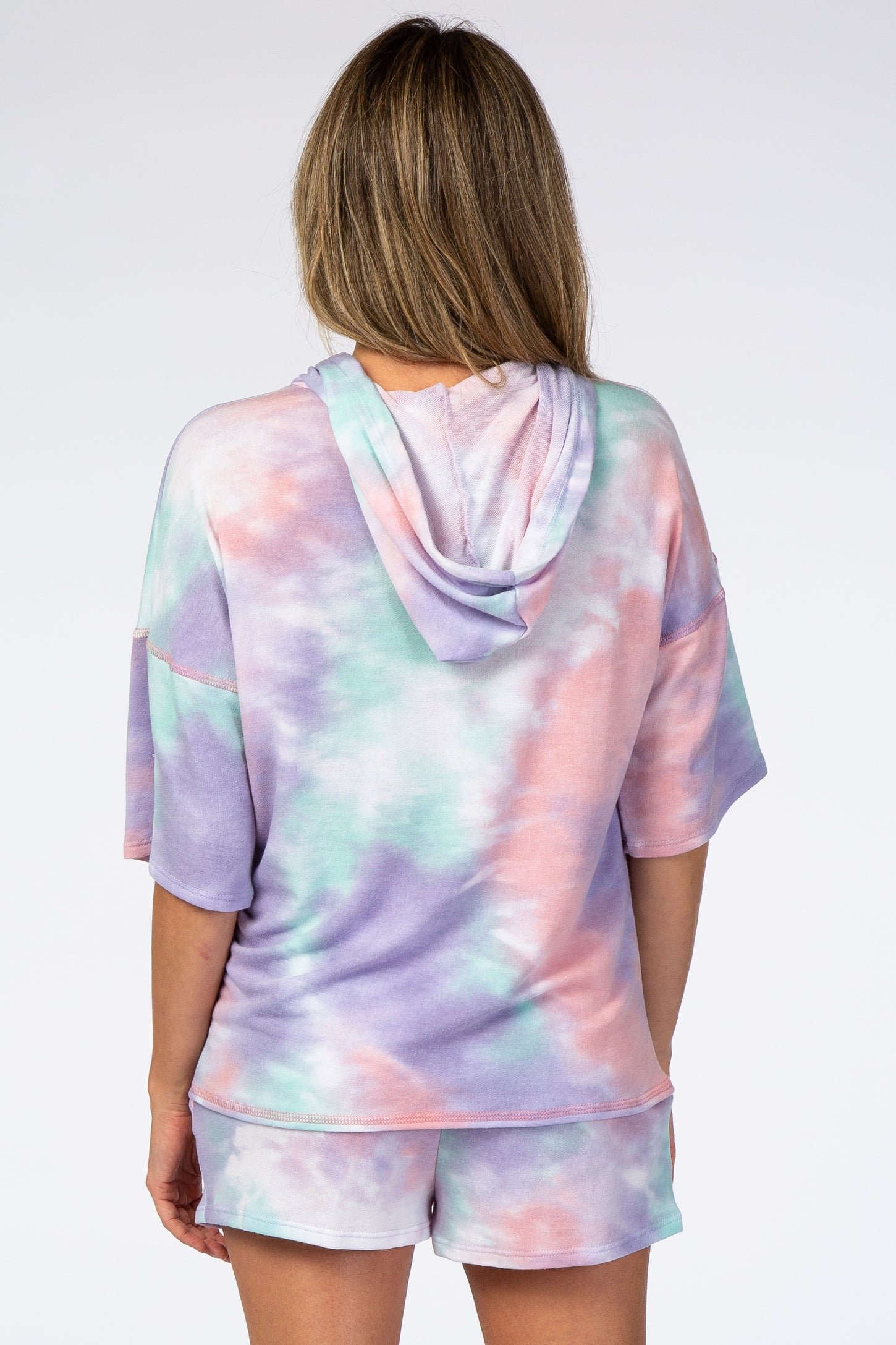 Mint Green Tie Dye Lounge Set PinkBlush