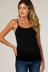Black Fitted Maternity Cami
