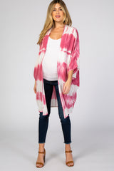 Mauve Tie Dye Maternity Cover Up