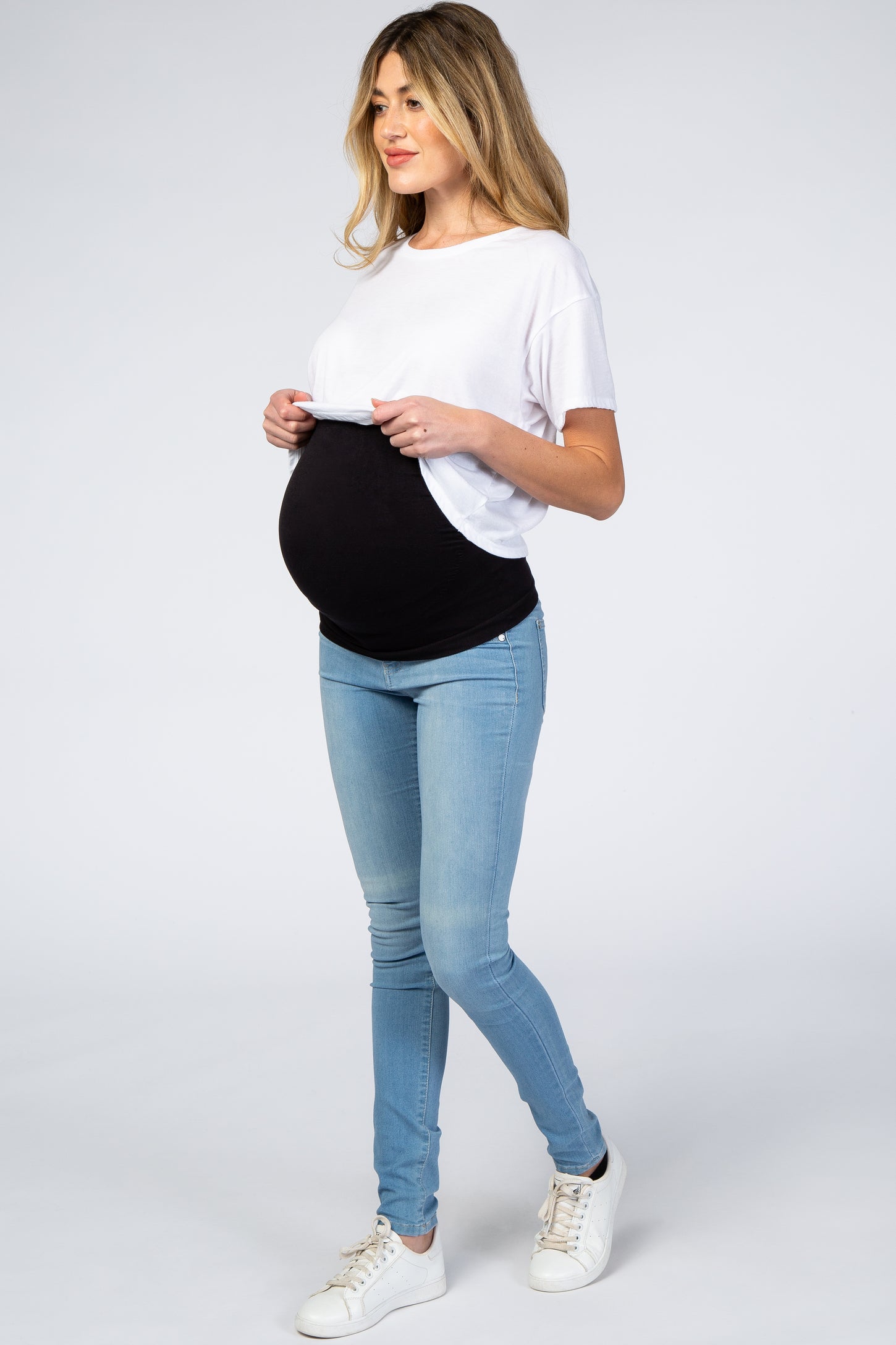 Black Belly Bandit Belly Boost Pregnancy Support Wrap PinkBlush
