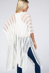Ivory Lace Dolman Cover Up