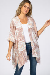 Mauve Printed Cover Up