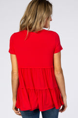 Red Tiered Top