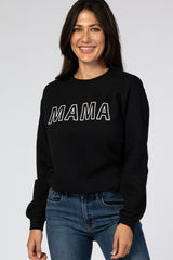 Black Mama Maternity Sweatshirt