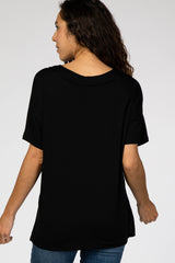 Black Hi-Low T-Shirt