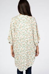 Cream Floral Cover Up