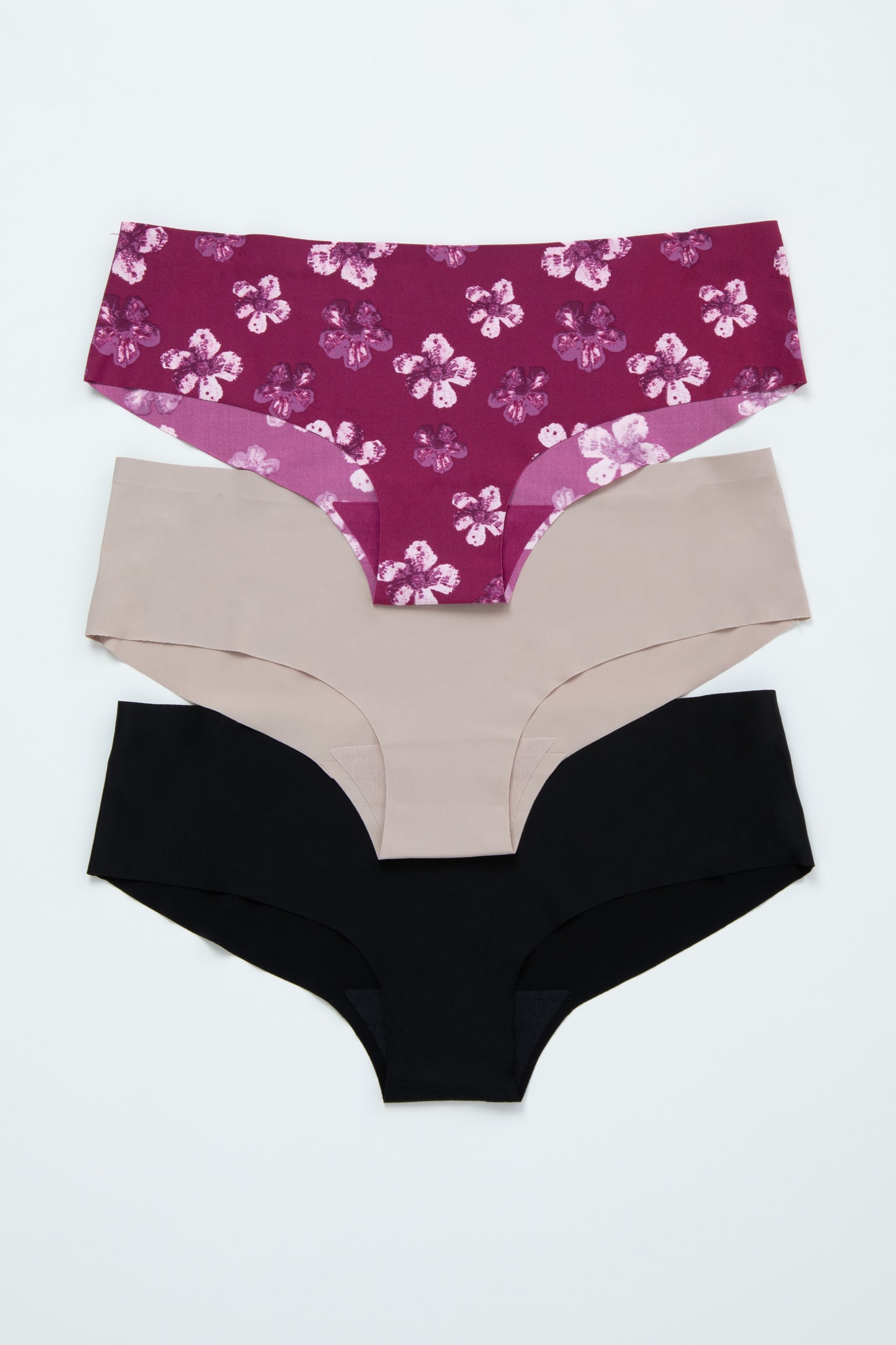 Multi-Color Floral Seamless Bikini Maternity Underwear Set– PinkBlush