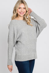Light Olive Chenille Boatneck Sweater