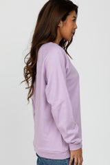 Lavender Long Sleeve Top