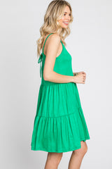 Green Tiered Tank Dress
