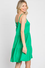 Green Tiered Tank Dress