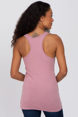 Mauve Fitted Tank Top