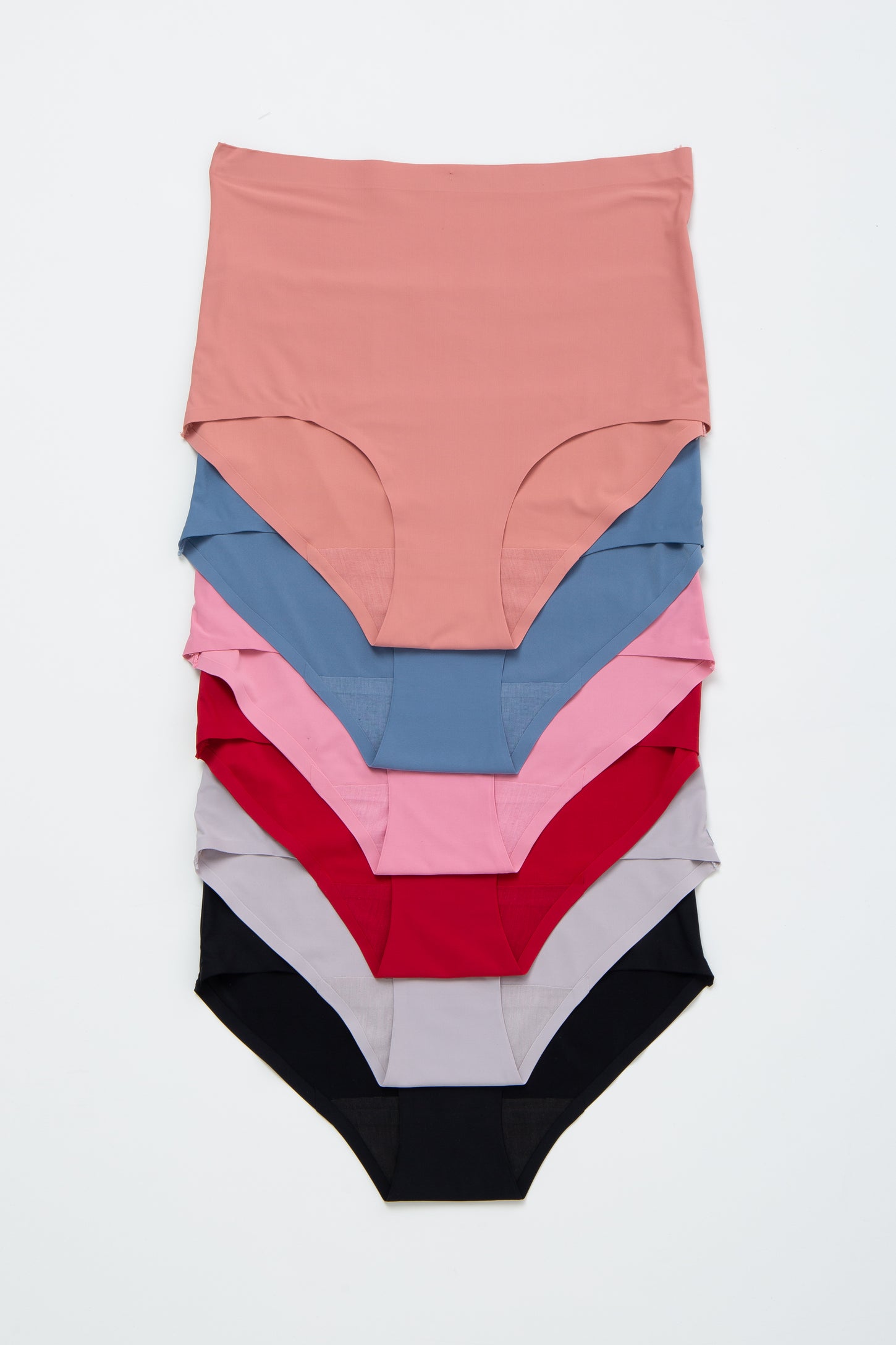 Multicolor High Waisted Seamless Maternity Underwear Set