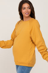 Yellow Long Sleeve Maternity Top