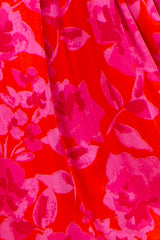 Coral Floral Smocked Dress