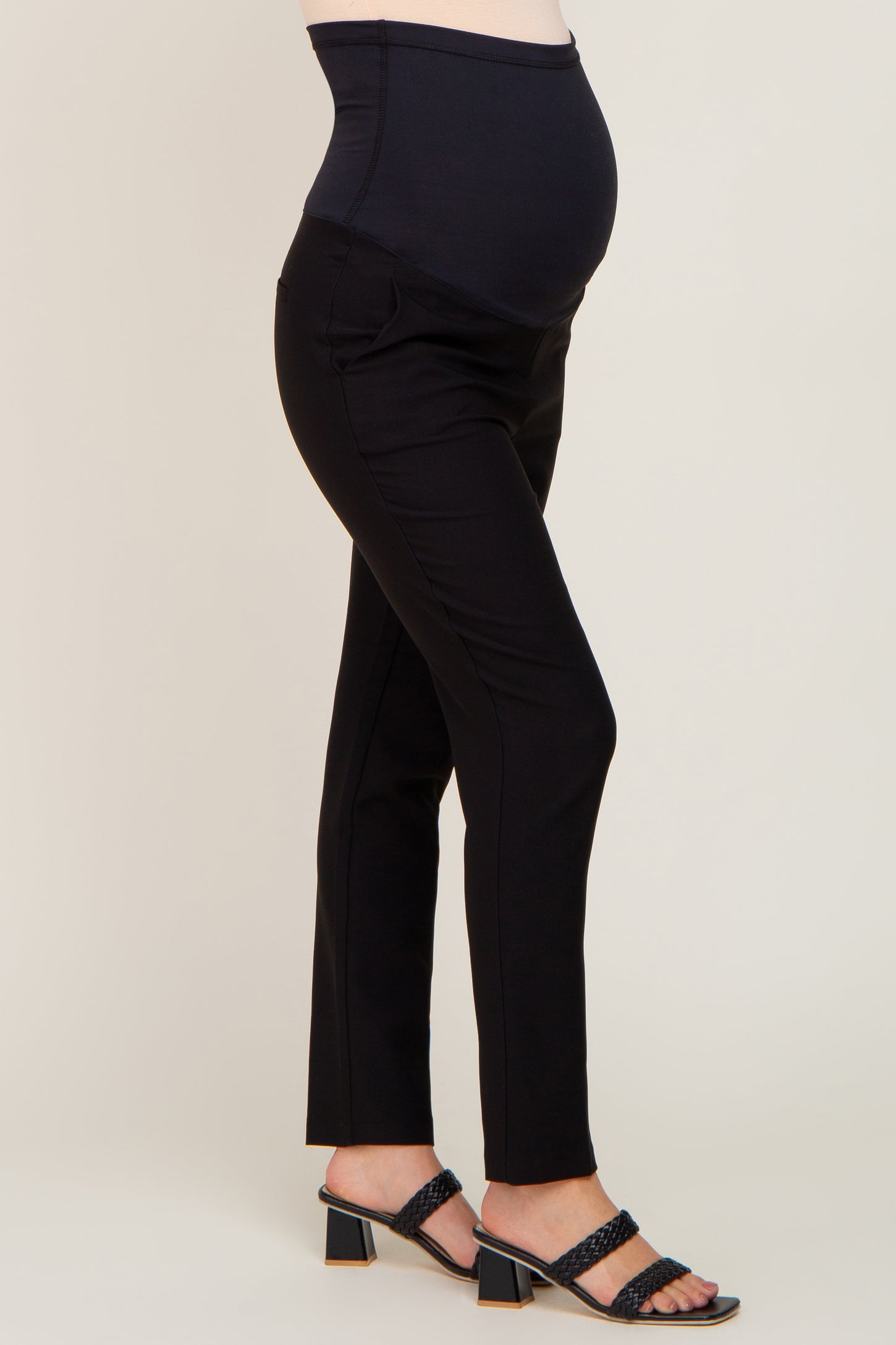 5 Pockets,Petite Womens Straight Leg Yoga Pants Stretch Work Dress Pants  Slim Fit,27,Charcoal,Size XS