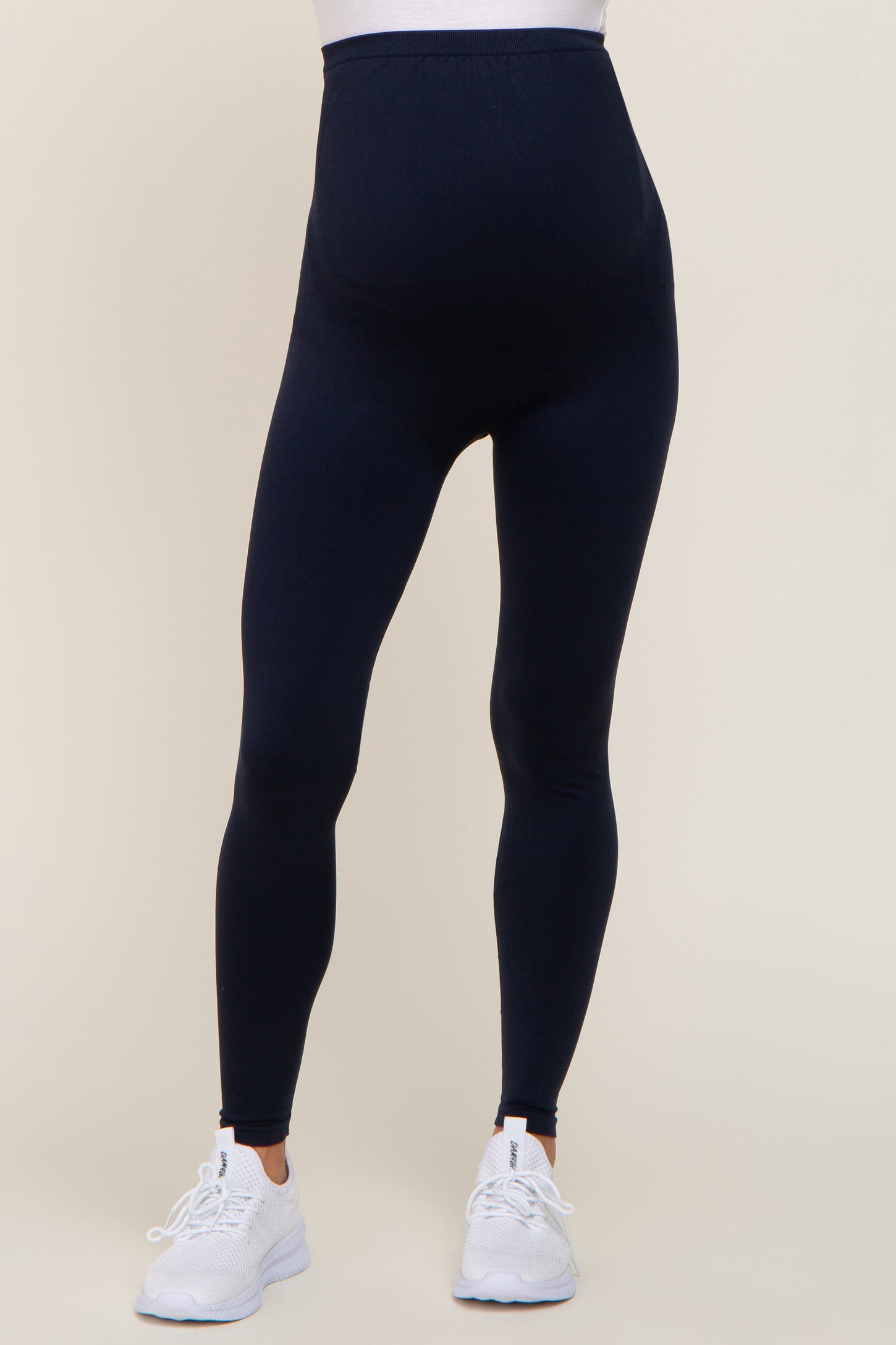 Navy Belly Bandit Bump Support Leggings PinkBlush