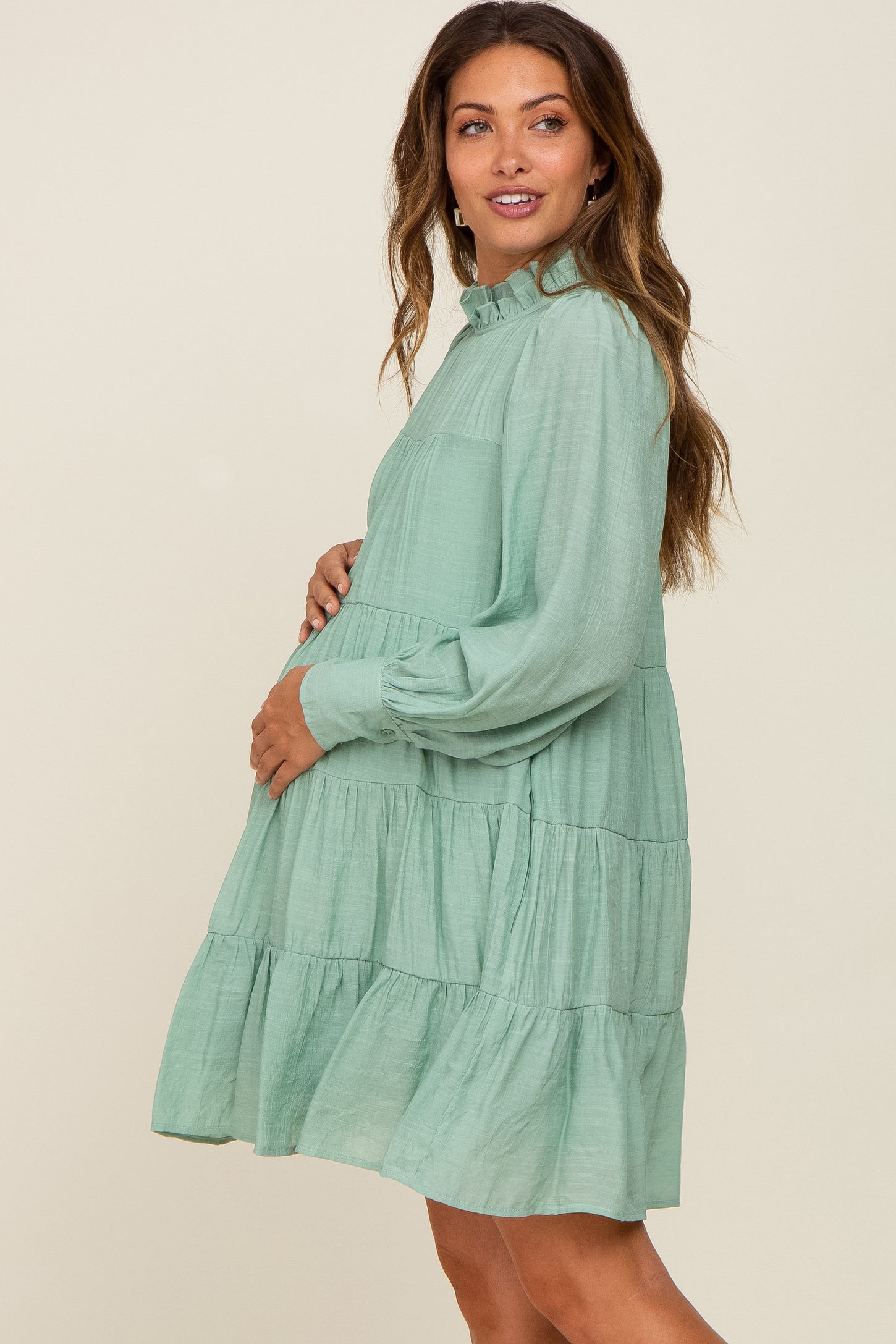 chelsea28 floral long sleeve chiffon dress Floral Long Sleeve Maxi Dress (Women)