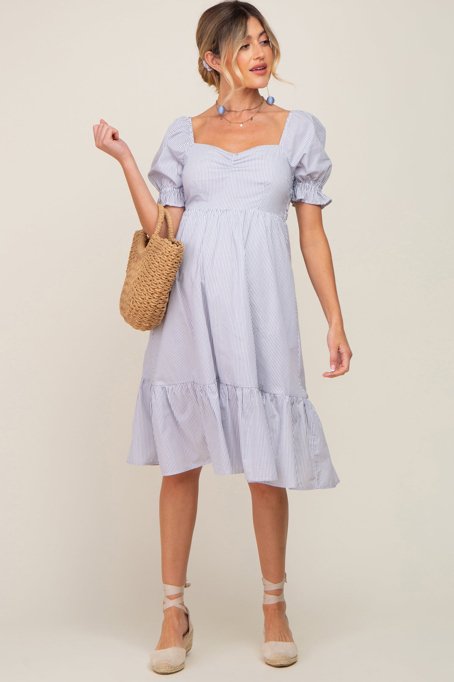 schiffy ruffle hem deep v neck top